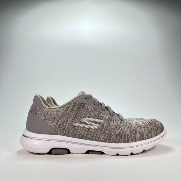 Skechers Go Walk 5 True Gray Walking Shoes Comfort Sneakers Women's Size 9 - Picture 1 of 10